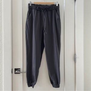 Lululemon Stretch High Rise Jogger Full Length Graphite Grey Luxtreme Size 8